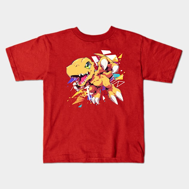 agumon Kids T-Shirt by StevenBag